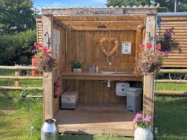Washing up area
