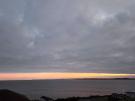 Beautiful sunset from the comfort of my campervan