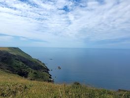 In nähe von tintagel, beim ca platz
