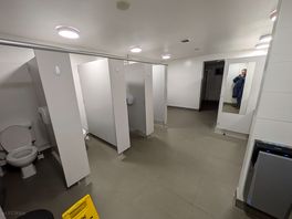 Toilet and shower block