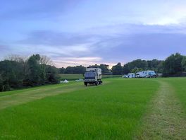 Camping field at lambs barn