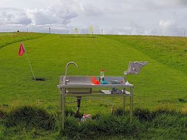 Washing up area