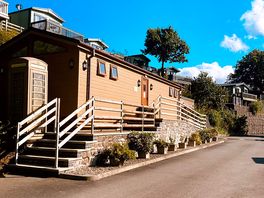 The toilet and shower block