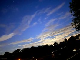 The view of the night sky was just stunning