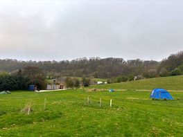 View of the toilets and showers from our pitch