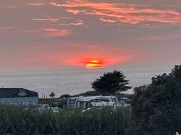 Beautiful sunset after a beautiful day