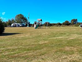 Top field, showing climbing frame