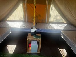 Tent inside. no condensation.