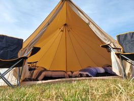Bell tent entrance