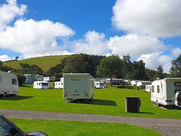 Caravan site view
