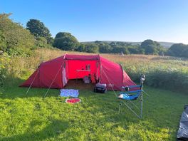 All set up in complete peace and tranquility.
