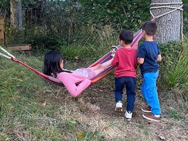 Kids favourite was the hammock