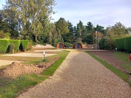 Caravan pitches and pods