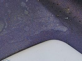 The same soap stains there all week.
