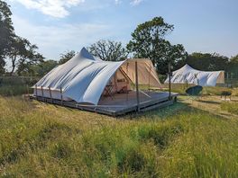 The tents are lovely