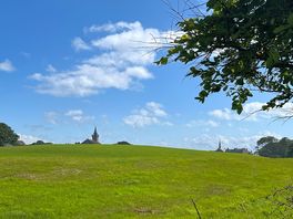 Ville de wick depuis la campagne environnante