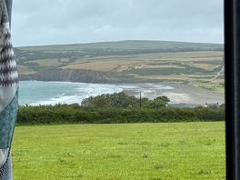 View from the back of our van
