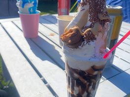 The icecream van came right into the campsite and it was brilliant!