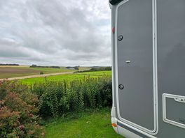 The tent feild over the hedge