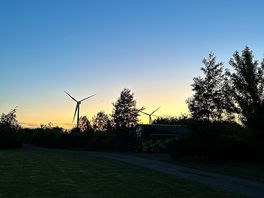 Sunset.