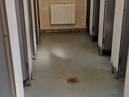 Old/dirty toilet block