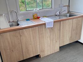 Washing up area