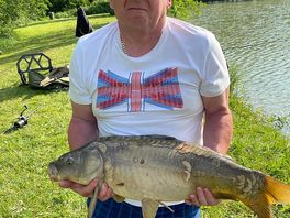 Carp caught in the bottom lake