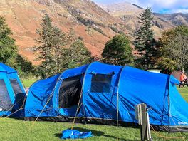 Our perfect pitch right under ben nevis