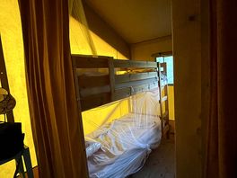 View of bunk beds