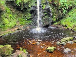 Hindhope linn waterfall nearby