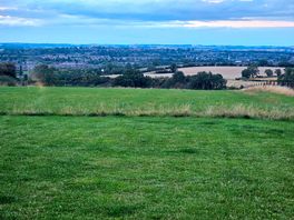 Looking down onto market harborough