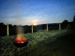 Watching the moon rise