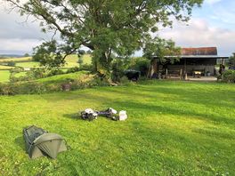 Bivi camping with bike