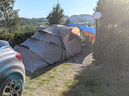 Einblick auf einen stellplatz