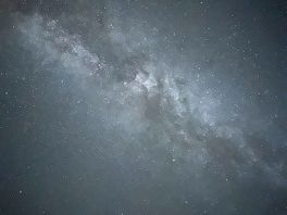 View of stars from the hut