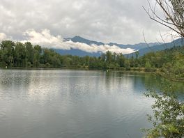 Evening at lac de courages