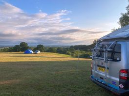 View from campervan