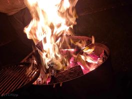 Ample seating around the fire pit
