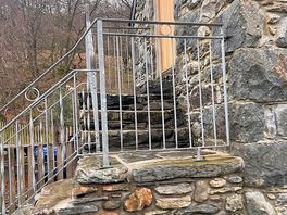 Facilities well lit and by main house.