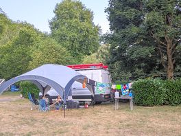 Our set up.