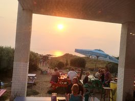 Seafood restaurant across the road view