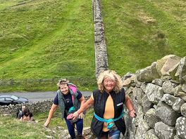 Hadrians wall path close to campsite