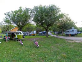 The camping field