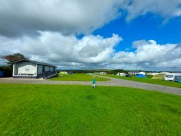 View from our pitch incl toilet block