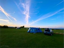 Evening sunset on a quiet night. lots more pitches taken on other nights.