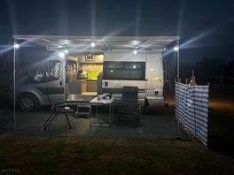 All lite up