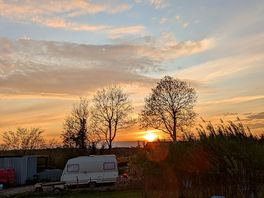 Sunset from our pitch.