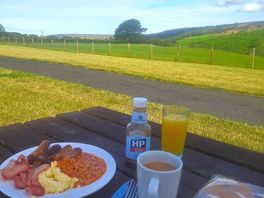 Breakfast with a view