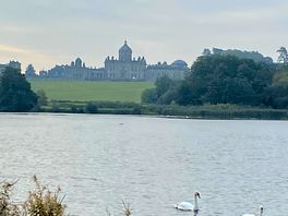 View across the lake