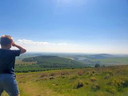 Worth the walk. 360 views for miles. beautiful